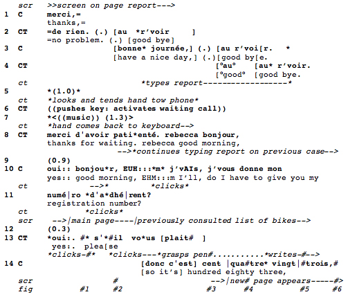 How to write a conversation transcript